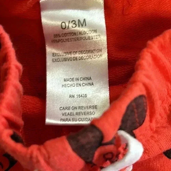 Disney - Mickey Mouse - pair of newborn shorts. Size 0 to 3  months - Picture 7 of 8